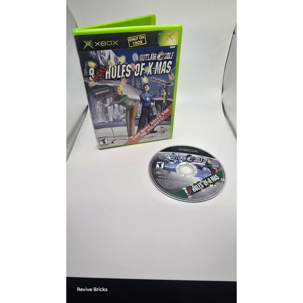 Microsoft Xbox Outlaw Golf 9 More Holes‎ of X-Mas Blockbuster Exclusive Tested